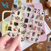 101Pcs Cat Meme Pet Stickers Waterproof Translucent Funny For Stationery Cute Stickers Scrapbooking Material Craft Supplies