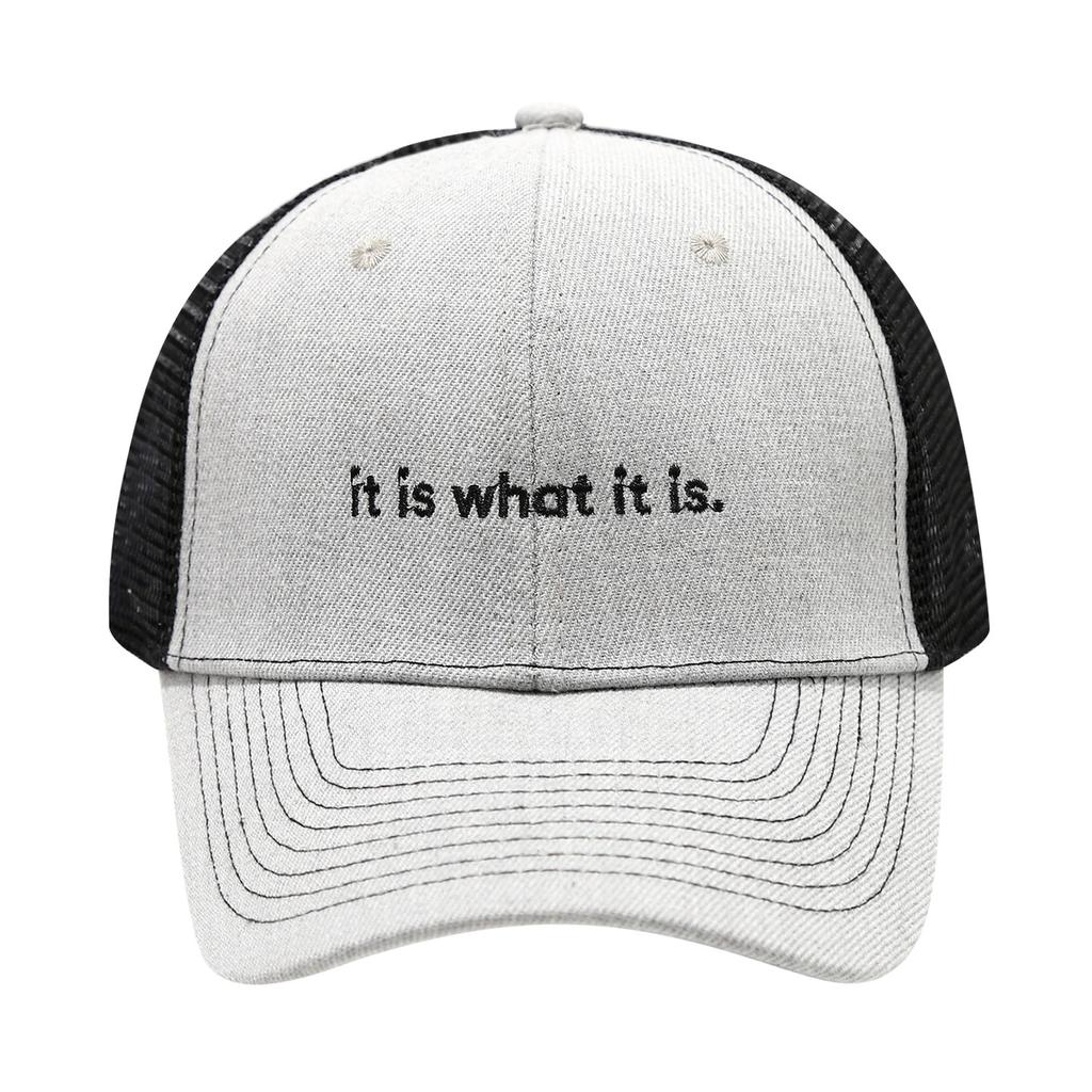 New Simple Small Letter Embroidery Mesh Splicing Breathable Baseball Cap Men's and Women's Tide Outdoor Leisure Shopping Sun Hat