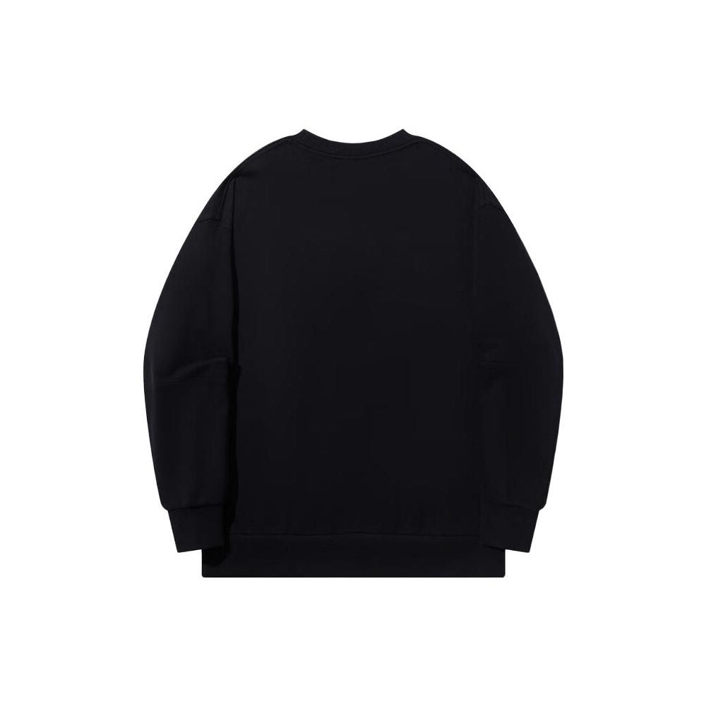 Li-Ning X OG_SLICK Co-branded Unisex Crew Neck Sweatshirt Deep Green AWDT727-1