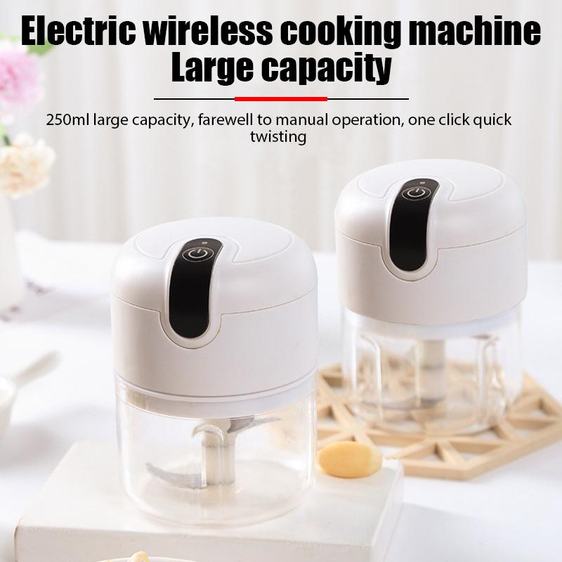 Kitchen Multi-Function Electric Garlic Press Home Use Meat Mincer Garlic Crusher & Press Garlic Vegetable Chopper Usb Charging