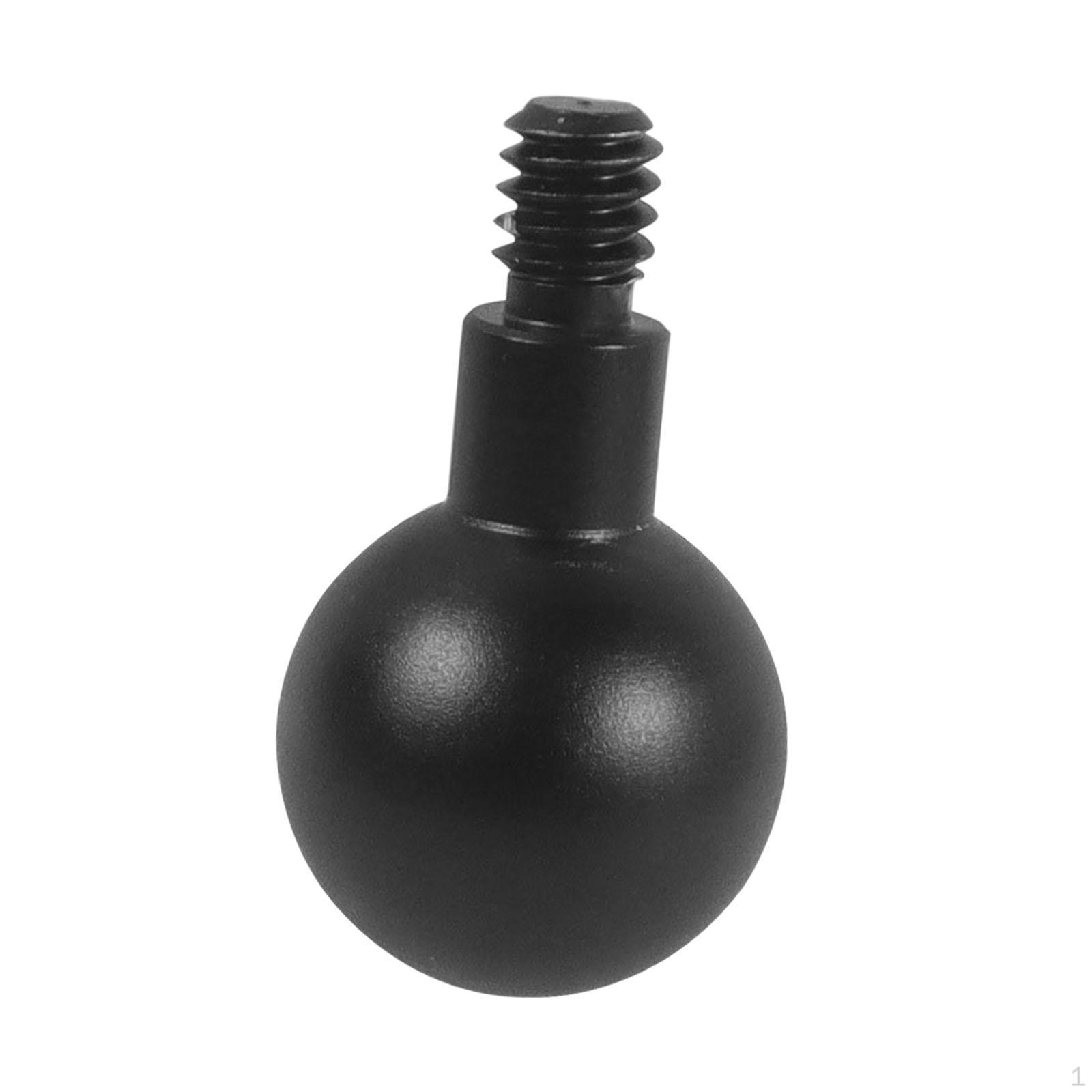 

20mm Ball Head Adapter Holder Small Versatile Quick Release for Motorcycle Car Stability Metal short