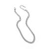 Stainless Steel Zirconia Necklace: Light Luxury Water Drop Snake Bone Clavicle Chain with Color Retention.