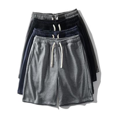 Knitted Terry Sports Shorts for Men, Summer New Style, Loose Fit, Running and Fitness Five-Point Pants, Export Men's Casual Pants