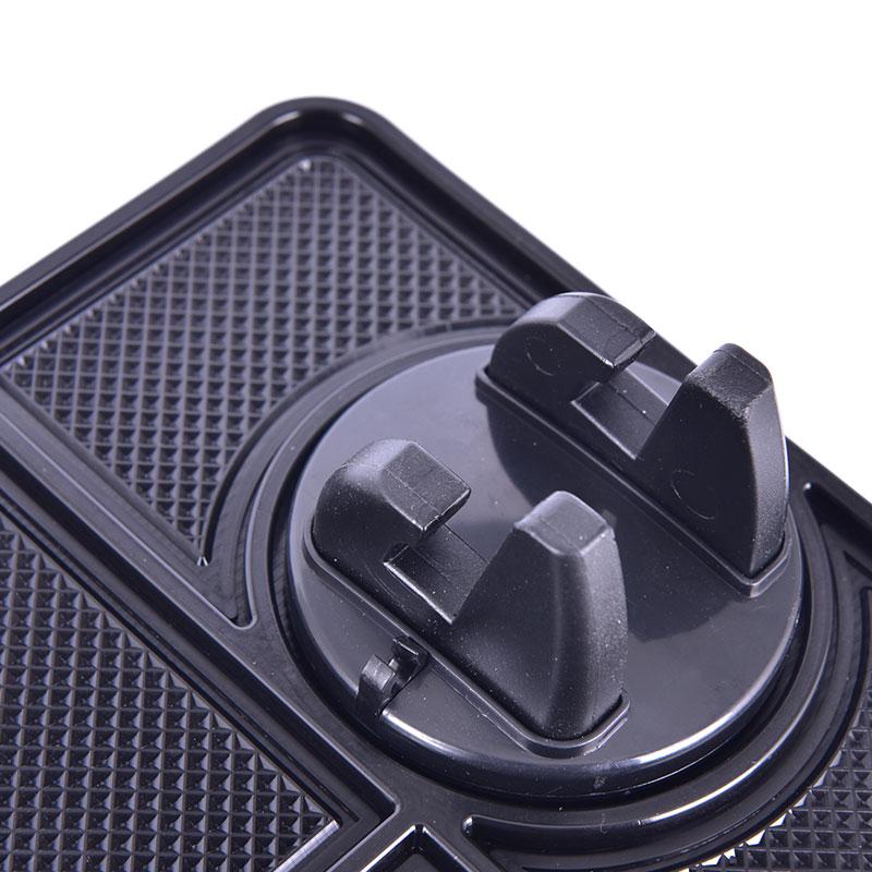 Tapis Antidérapant Multifonctionnel pour Voiture Support Téléphone Auto Coque en Silicone Adhésive pour Tableau de Bord