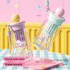 Kids' Portable Plastic Straw Cup with Tea Infuser