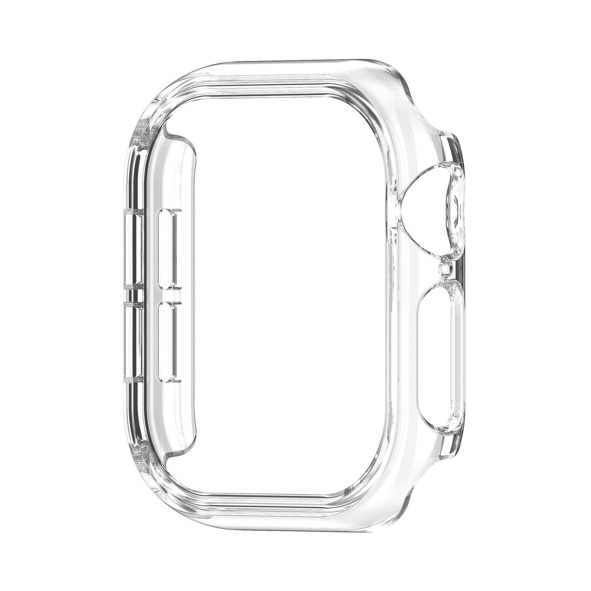 

Защитный чехол Frosted Hollow Shell для Apple Watch 8/9/10 49MM прозрачный