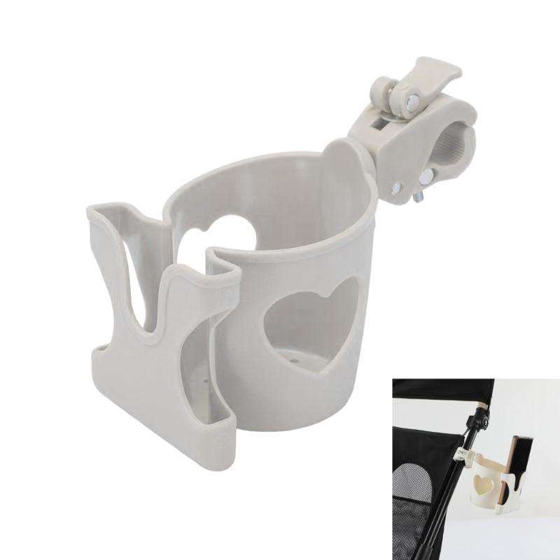 Multifunctional Baby Strollers Accessory Water Cup Holder Easy Mount Phone Stand Bracket for Easy Shopping and Walking
