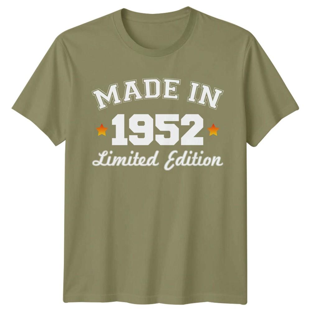 Gemaakt In 1952 Unisex T-shirt 74e Verjaardagscadeau Beperkte Editie
