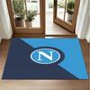 Napoli FC Design Crystal Velvet Rug Soft Decorative Mat for Bedroom Entrance
