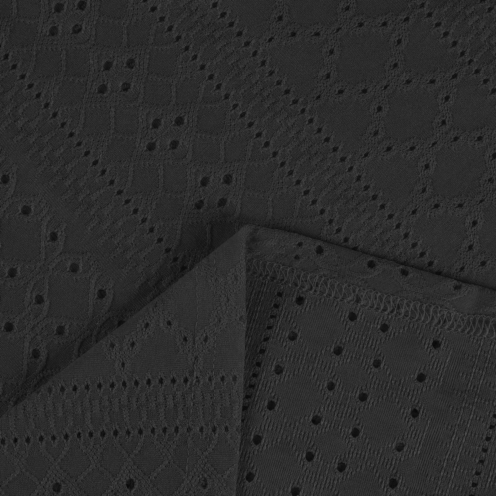 Рубашки на пуговицах для женщин с кружевным воротником и люверсами — фото 5