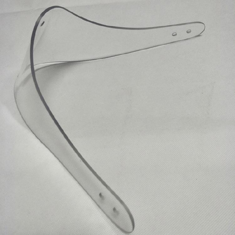 Clear Helmets Protector Goggles Clear Hockey Half Shield Visors Protective Helmets Eyewear Ice Hockey Visors Shield