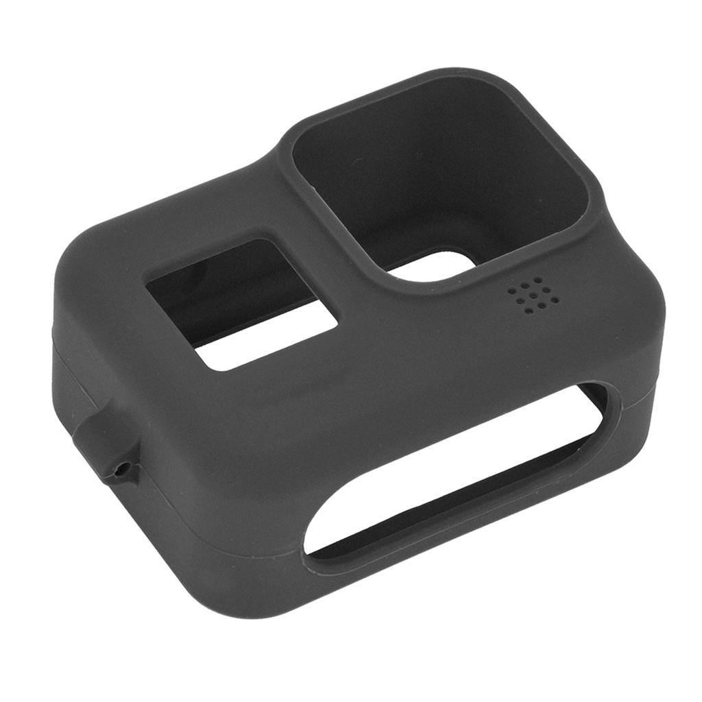 Silicone Anti Fall Protective Cover Case Accessory for 8 Action Camera(white )