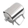 Effortless Frothing and Pouring Stainless Steel Milk Frother Jug with Lid