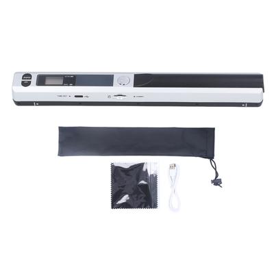 A4 Belgeler Fotoğraf Resimler Fatura için Taşınabilir Tarayıcı 8,27 İnç HD 900DPI Renkli Mobil El Tipi Tarayıcı Çubuk für