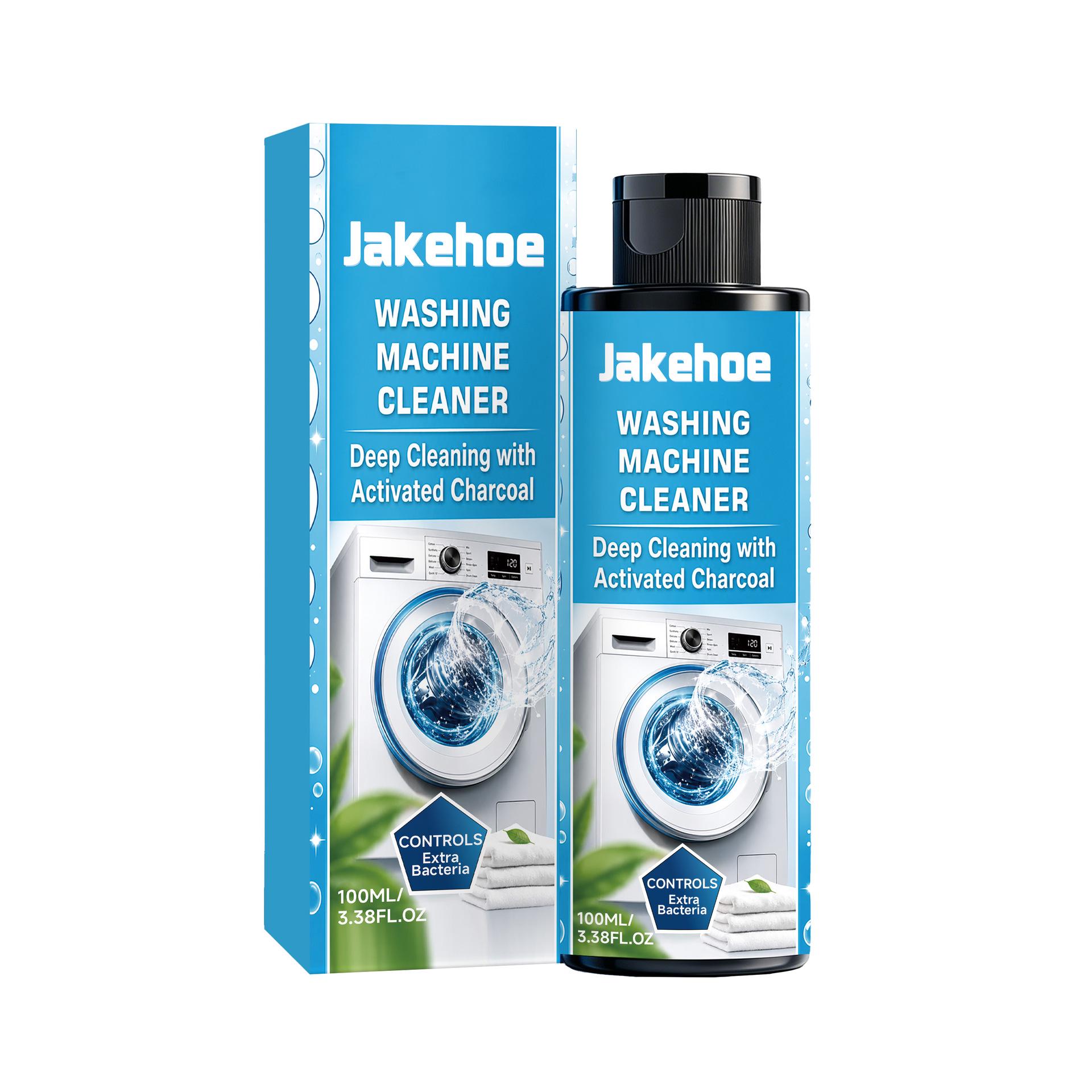 JAKEHOE Очиститель для стиральной машины - Удаляет плесень, накипь и пятна с внутреннего барабана.