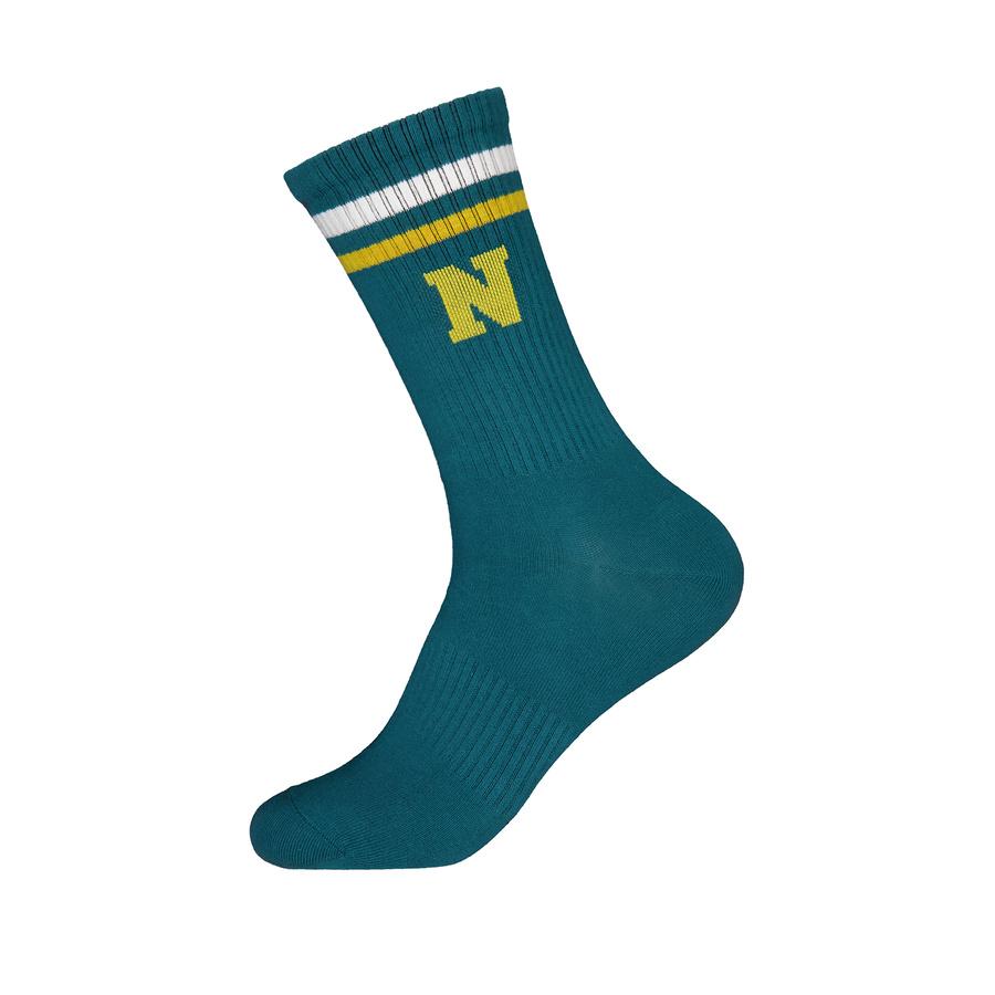 New Balance Crew Socks Unisex 1 Pack Lake Green LAS42405-NUS L