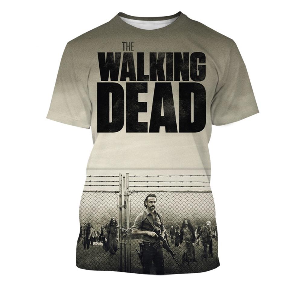 Summer Fashion Trend Personalized 3D Printed Printed Pattern T-shirt Retro Hip-hop Round Neck Casual Comfortable Short Sleeved
