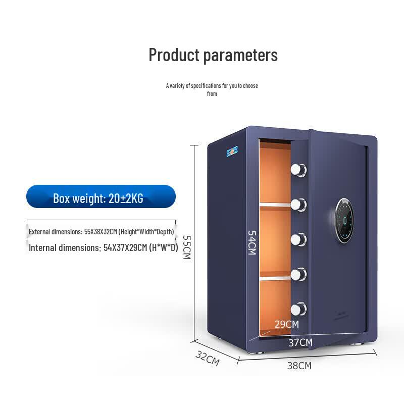 Tiger Smart All-Steel Home Office Safe with Automatic Door