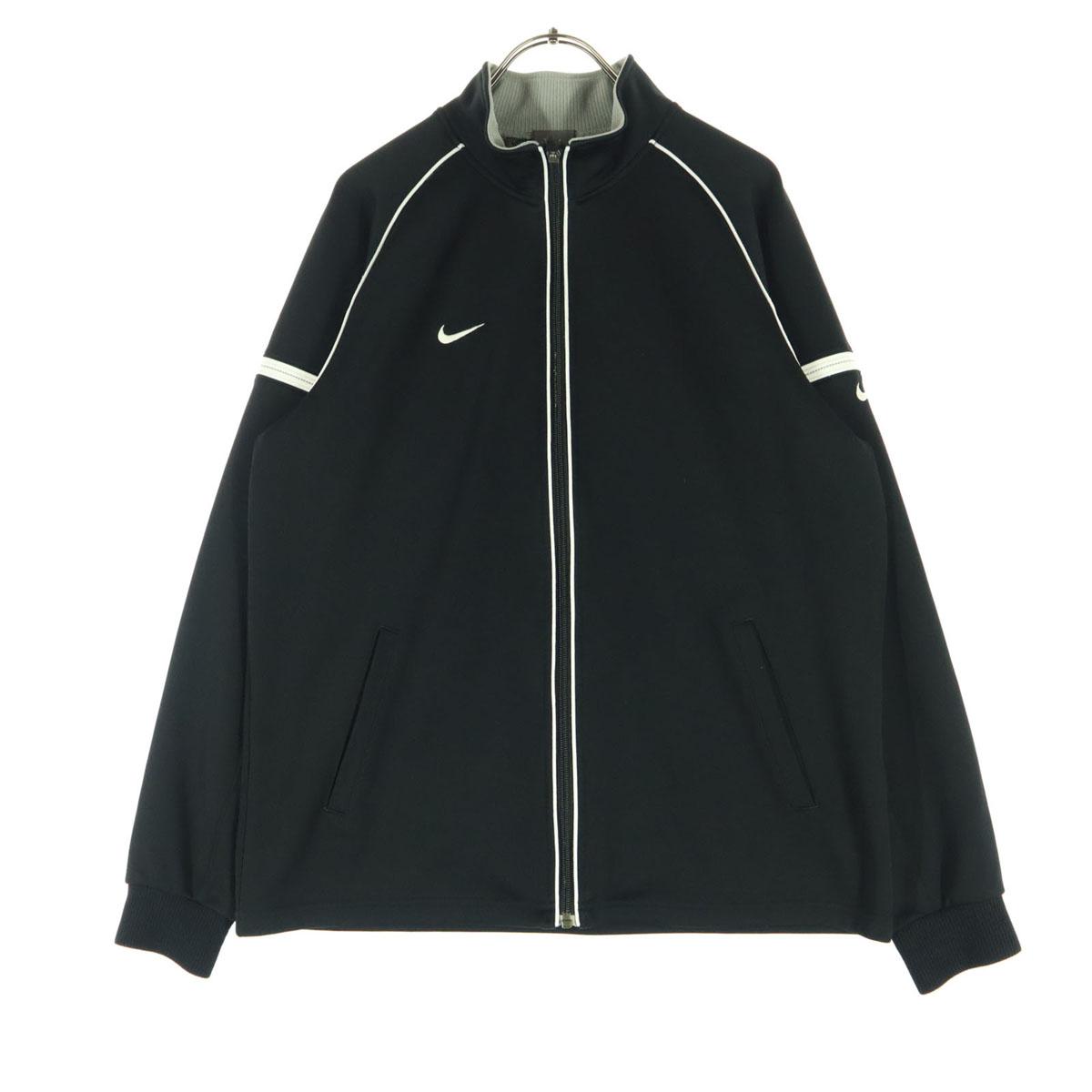 

NIKE One point logo Long sleeve Track jacket 160 black Kid s Used