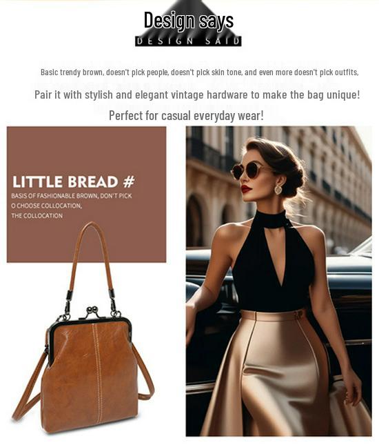 2025 Retro Nischendesign Handtasche - It-Girl Vibe Clip-Tasche