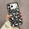 Rabbit Flower Soft Case For iPhone 16 Pro Case iPhone 15 13 16e 11 12 14 17 Pro Max 14 Plus 17E Shockproof Anti-drop Cover