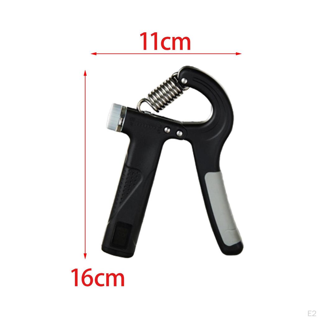 Finger Exerciser Adjustable 22-220lb Forearm Exercise Women Men Hand Grip Strengthener with Counter