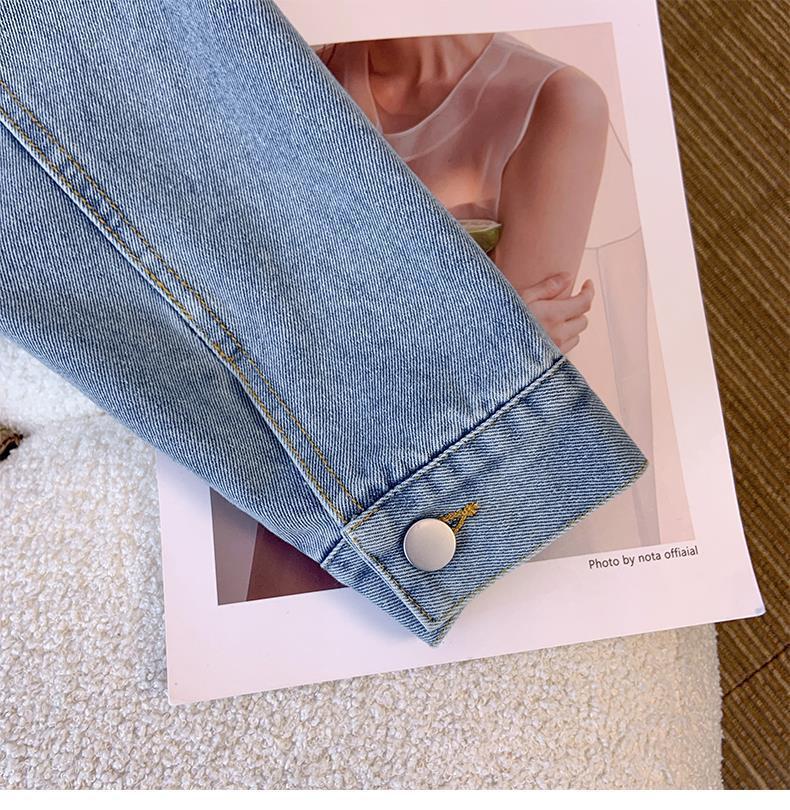 Women's Versatile Loose-Fit Denim Jacket - Spring/Autumn 2025 Design