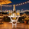 Outdoor Wine Glass Rack Portable Compact with Ground Stake Easy To Assemble Rack for Outdoor Activities
