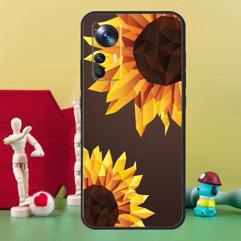 Sunflower Case For Xiaomi 15T 14T 13T 14 15 Ultra 17 Pro Max POCO F8 Ultra F5 F6 F7 X5 X6 X7 Pro Cover