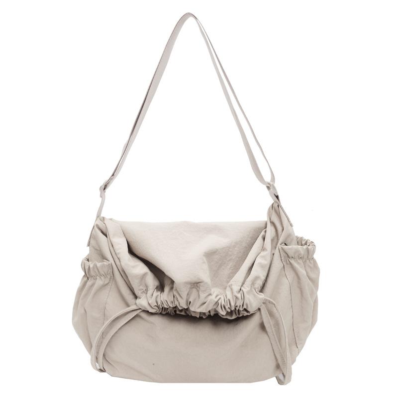 

Простой мешок на кулиске женская новая однотонная сумка через плечо сумка-тоут сумка для колледжа для поездок на работу сумка через плечо