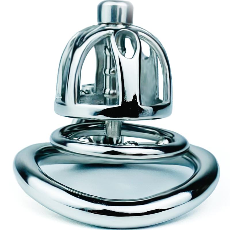 Super Small Male Chastity Device Adult Cock Cage Extreme Confinement Chastity Cage for Male Sex Toys Stainless Steel BDSM