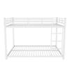 Bunk Bed 140x200cm Children with Ladder Falling Protection Strong Load Loft Bearing Double Layer Family Bedroom Furniture