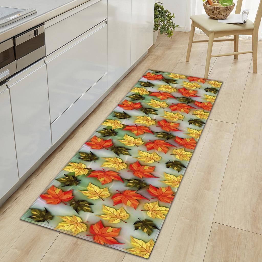 Christmas Household Bathroom Absorbent Non-Slip Mat Living Room Kitchen Sand Carpet Doormat Long Floor Mat