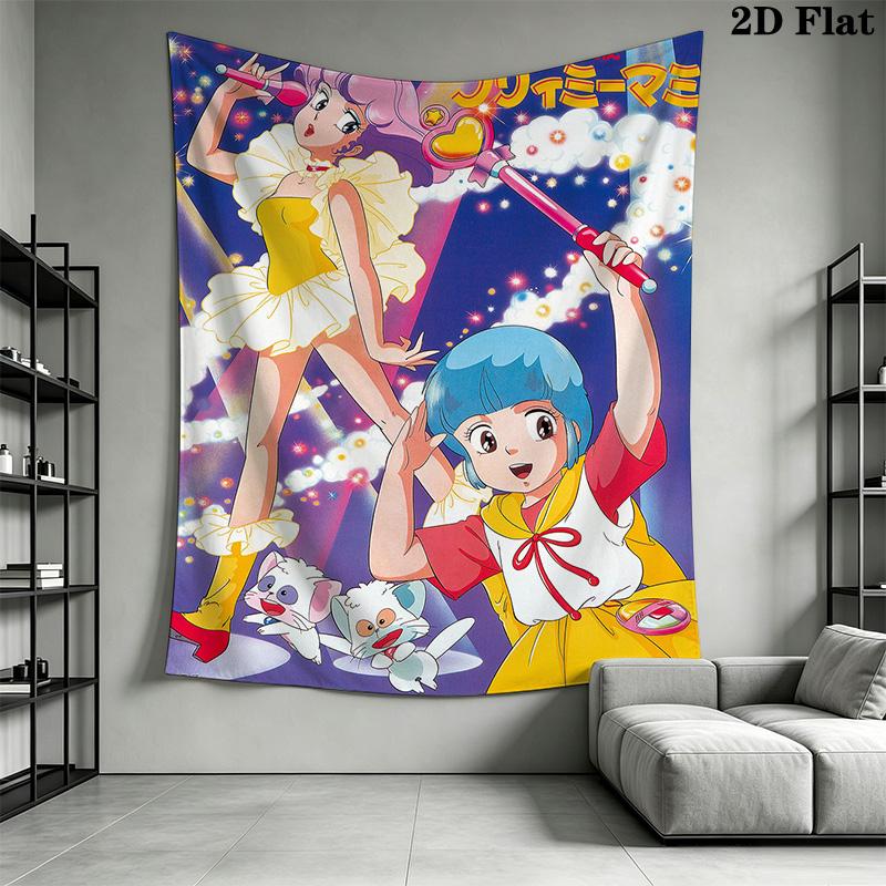 Magical Angel Creamy Mami Pattern Home Decor Tapestry, Wall Hanging, Decorative RV Wall Cloth.SGT0917470