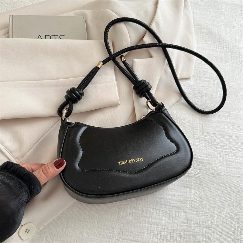 Geantă mică de nișă franceză pentru femei, primăvară, nouă, frumoasă geantă casual crossbody, personalizată, geantă de umăr pentru femei, subraț