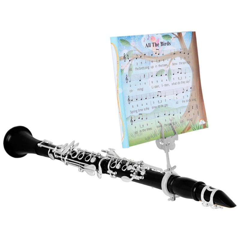 Clarinet Lyre Holder Music Clip Sheet Music Stand Suitable for Marchings Band Performances and Sheet Music Stability