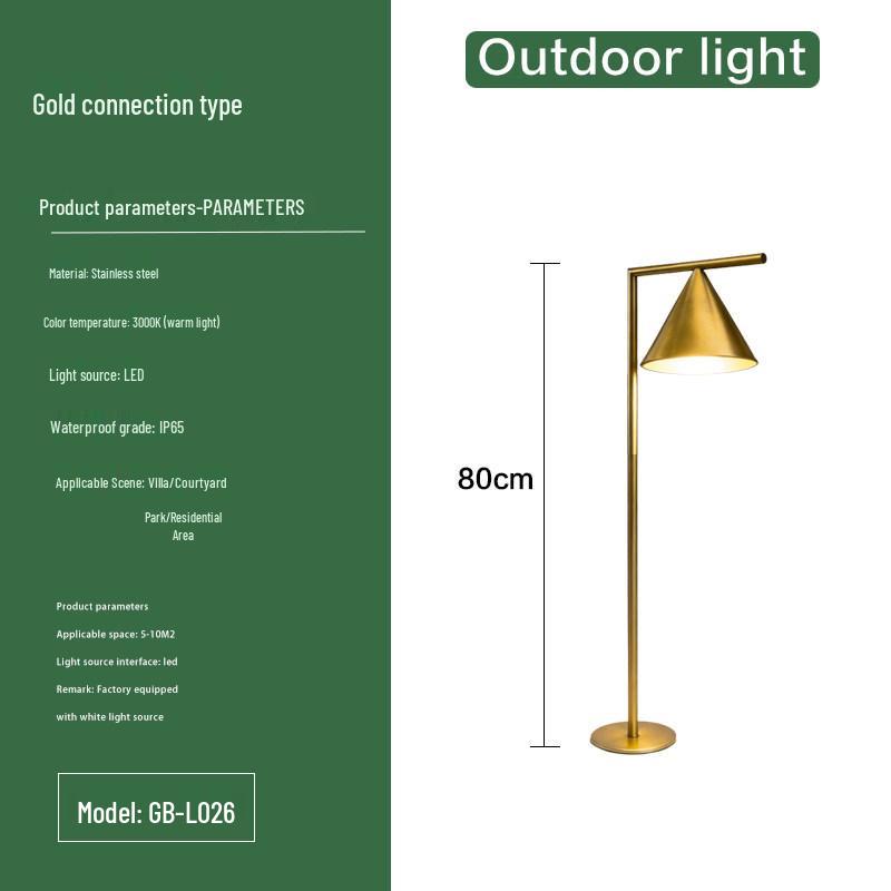 Waterproof Outdoor Garden Lamp with Speaker for Villa Courtyard