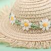 Dollhouse Handmade Daisy Hat Sun Cap For 1/6 Doll Accessories Doll Cute Hat With Bow Decoration Doll Hat Children'S Toy Gift