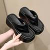 2024 Summer Platform Women Slippers Fashion Elegant Outdoor Silvery Slides Shoes Ladies Casual Wedges Heel Sandalias