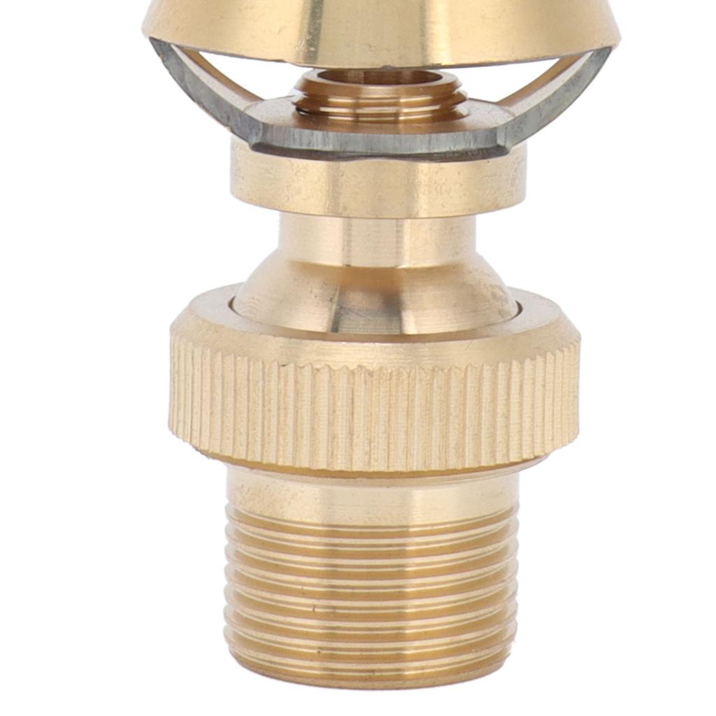 Brass Ice Tower Cedar Water Fountain Nozzle Spray Head Pond Sprinkler