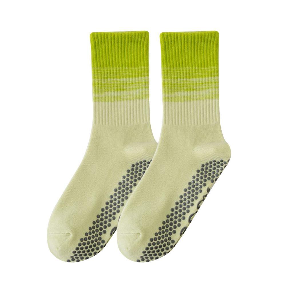 Non-Slip Pilates Socks Breathable Sport Socks Casual Mid Tube Socks