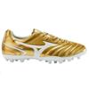 Mizuno Monarcida Neo II Punta Rotonda Allacciatura Top Basso AG (Borchie corte in gomma) Scarpe da calcio P1GA210650 in pelle sintetica, antiscivolo, resistenti, traspiranti