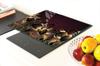TAGLIERE IN VETRO 40x30 ORCHIDEA