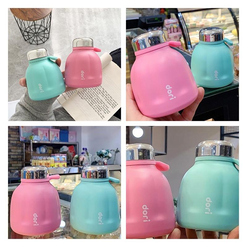 Creative Cartoon Pumpkin Stainless Steel Vacuum Insulated Thermos Cup 250ml For Youth