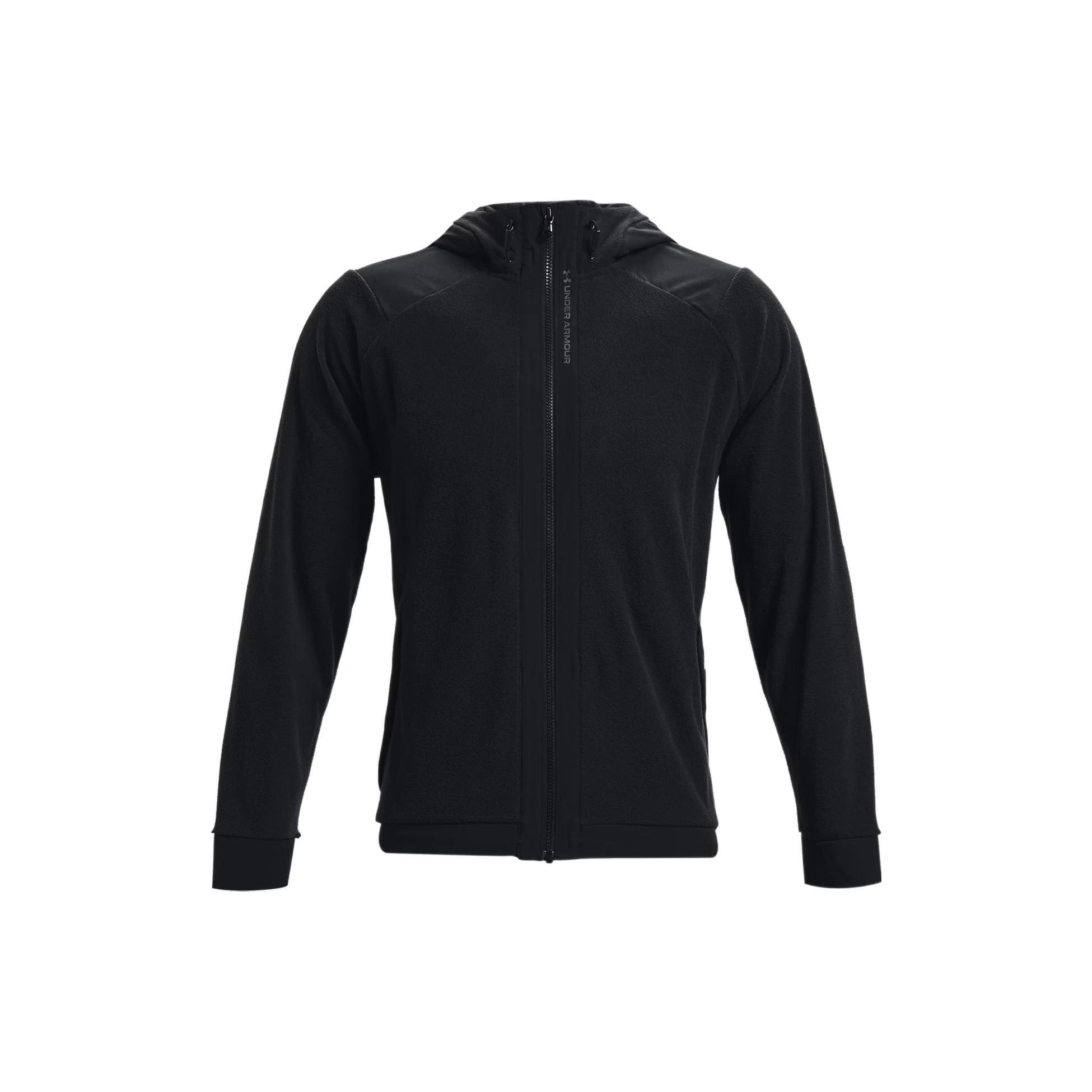 Мужские куртки Under Armour RUSH Черные С капюшоном Умеренные Другие 1366178-001 XXXL