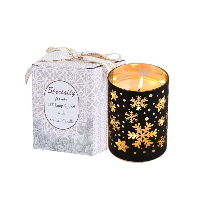 LED Aromatherapy Candle Night Light: Christmas Atmosphere Fragrance Ornaments