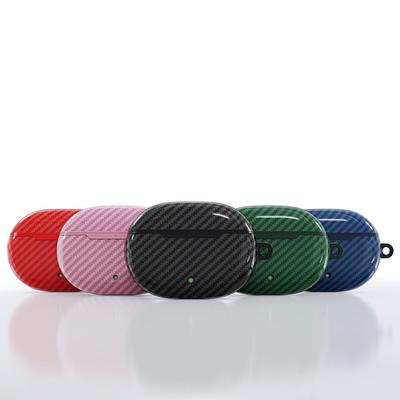 Carbon Fiber Pattern TPU Case for Beats Studio Buds - Ultra-Thin Storage Box