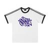 GROOVESTEP Three-Stripe Skate Round Short Sleeve T-Shirt S0229