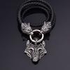Men's Viking Necklace, Vintage Celtic Wolf Head Necklace, Stainless Steel Hip Hop Necklace, Amulet Jewelry, Gift For Men Or Couples Or Women