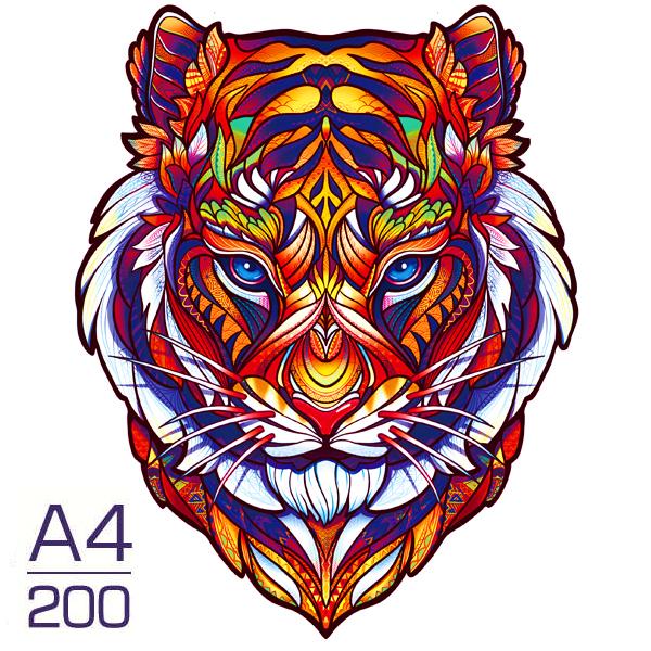 Non-Toxic Animal Wooden Puzzle For Adults Children A3 A4 A5 3D Wood Diy Crafts Shaped Christmas Gift Wooden Jigsaw Puzzle Gifts New